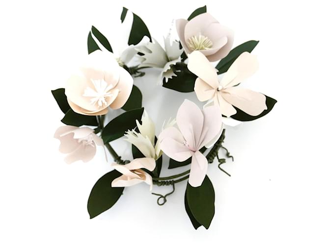 Coroa floral Loewe x Net-A-Porter Paper Eden Rosa  ref.440741