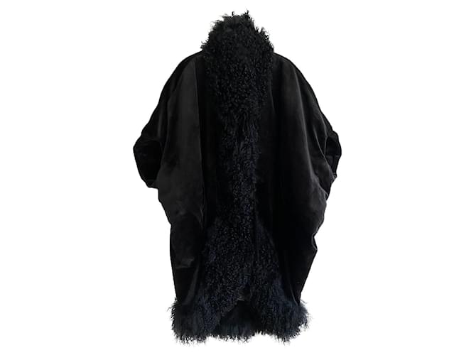 Bitte Kai Rand Coats, Outerwear Black Polyester Fur  ref.440758