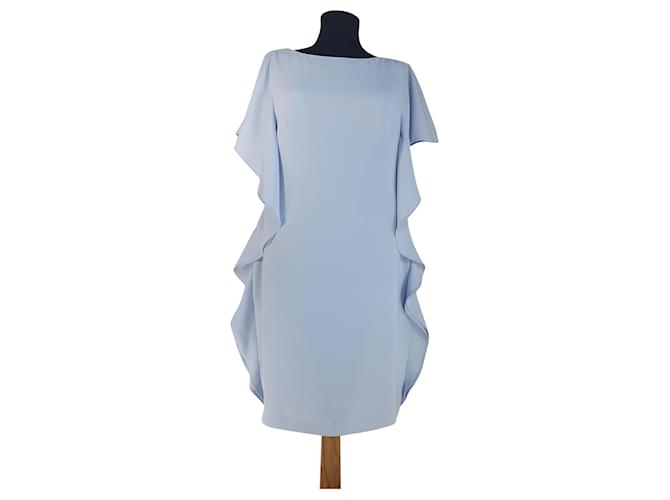 Ralph Lauren Dresses Blue Polyester  ref.440768