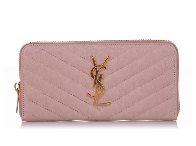 Saint Laurent Monogram Zip-Around Wallet