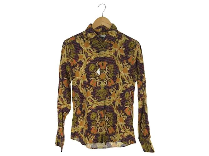 Vivienne Westwood Camisa de manga larga / 44 / lino / multicolor / total estampado floral orbe manga larga  ref.441233