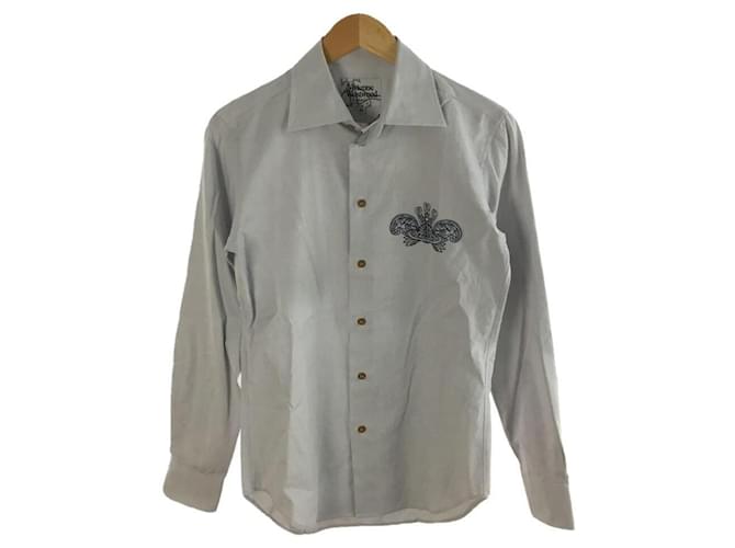 Vivienne Westwood MAN Long-sleeved shirt / 44 / cotton / GRY / VW-WR-87980 Grey  ref.441333