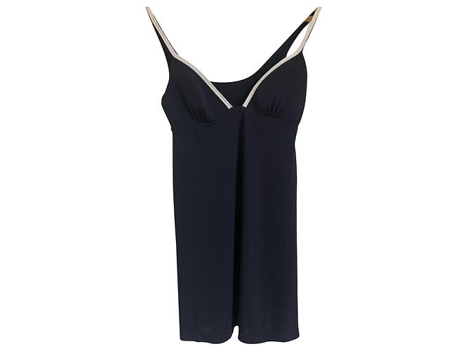 La Perla Badebekleidung Navy Blue Polyamid Marineblau