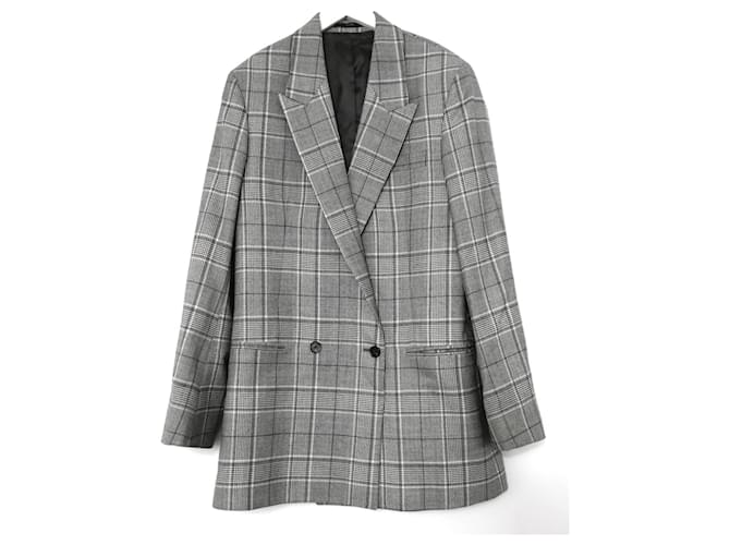 Paul Smith Oversized Blazer Jacket Dark grey Nylon  ref.441407
