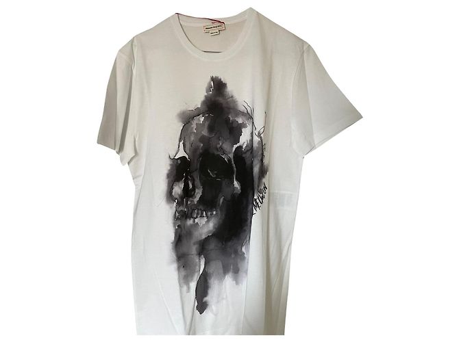 Alexander Mcqueen Camiseta Calavera Alexander Mc queen Blanco