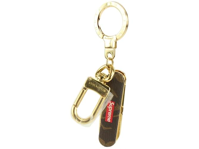 Louis Vuitton Porte-clés porte-clés couteau de poche LV x Supreme City Game monogramme  ref.441473
