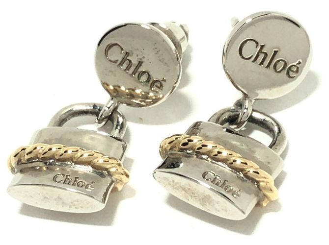 Chloé Ohrring Silber Metall