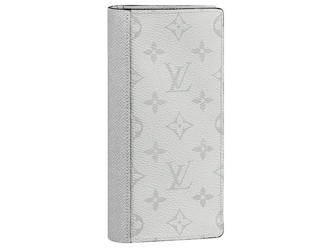 Louis Vuitton LV Brazza Brieftasche neu Weiß Leder  ref.442031