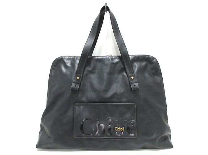 Borsa da viaggio Chloé Nero Pelle