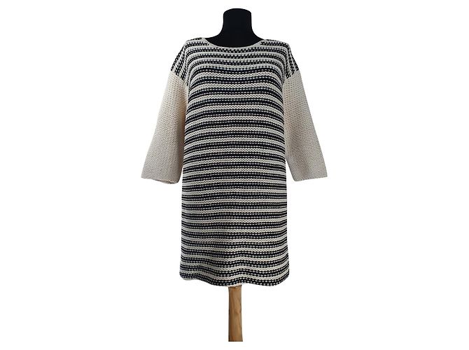 By Malene Birger Kellin Kleid schwarz weiß