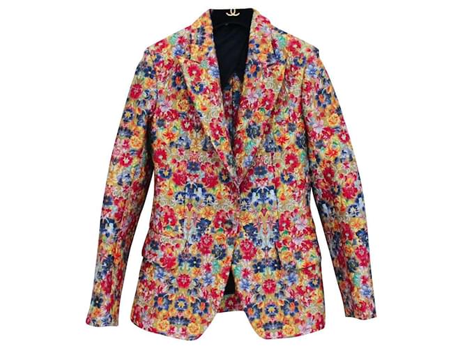 Celine floral discount blazer