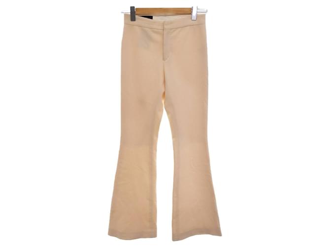 Gucci Pants, leggings Beige Wool ref 
