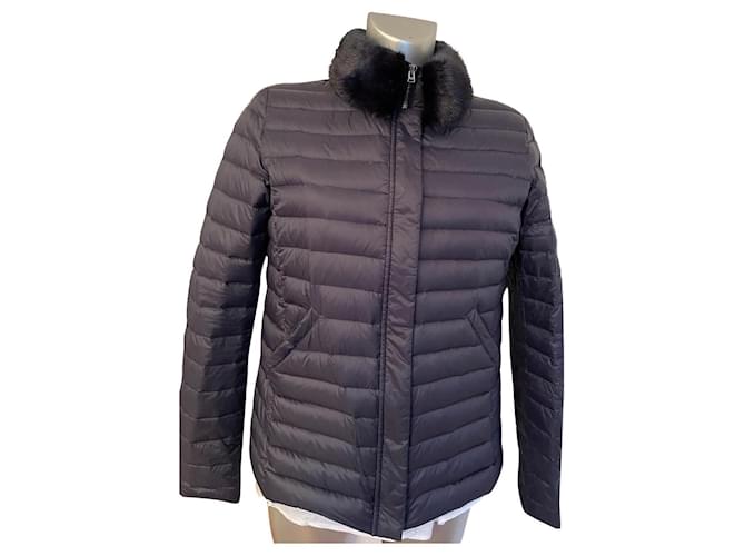 Hôtel Particulier Short navy blue down jacket Hotel Particulier Synthetic  ref.442723