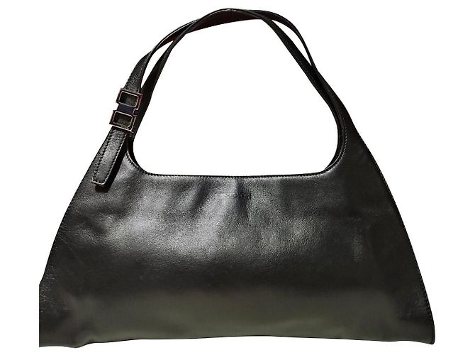 Bolso Gucci de piel negra Negro