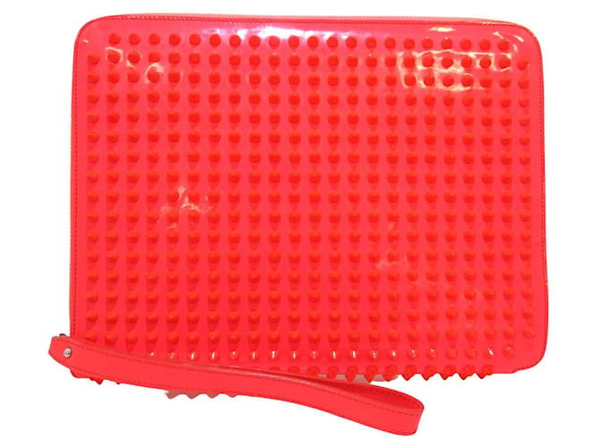 Christian Louboutin Wallet Red Leather  ref.442777