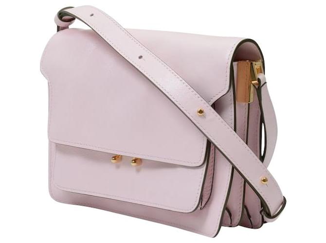Marni Trunk Soft Medium Bag in White Leather ref.443155 - Joli Closet