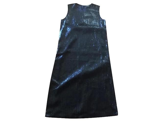 Apc Dresses Black Cotton  ref.443225