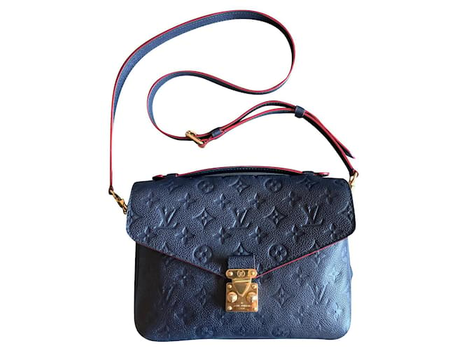 Louis Vuitton Metis Empreinte leather Blue ref.443241 - Joli Closet