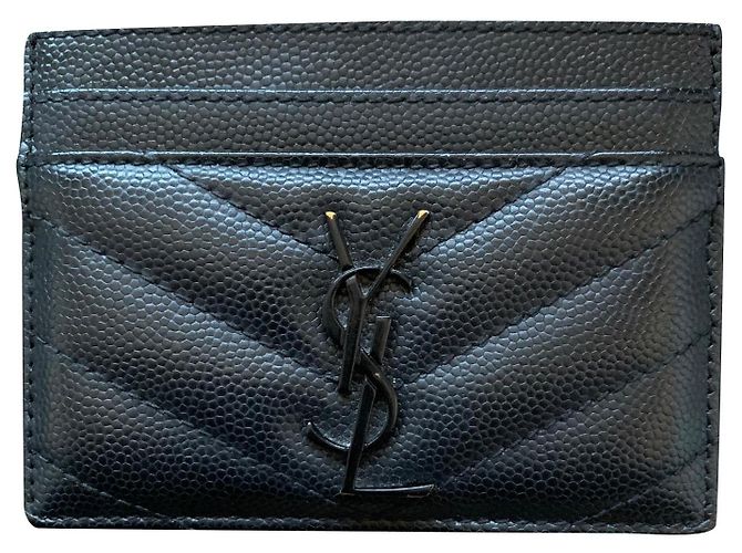Saint Laurent Monogramme card wallet Black