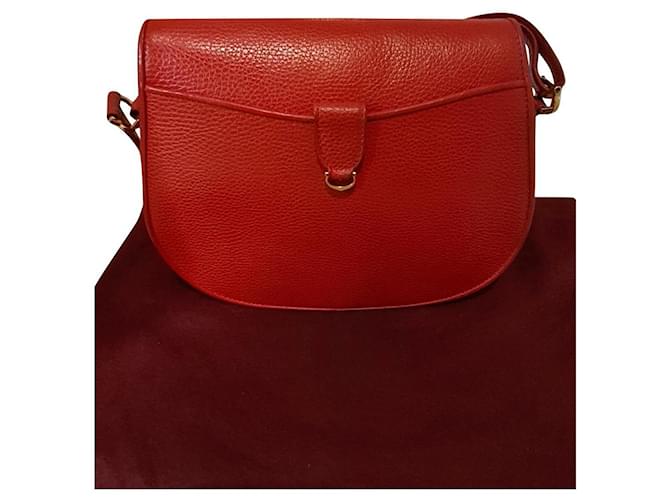 Cartier Handtaschen Rot Leder  ref.443347