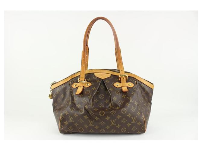 Louis Vuitton Discontinued Monogram Tivoli GM Bowler Shoulder Bag Leather  ref.443391