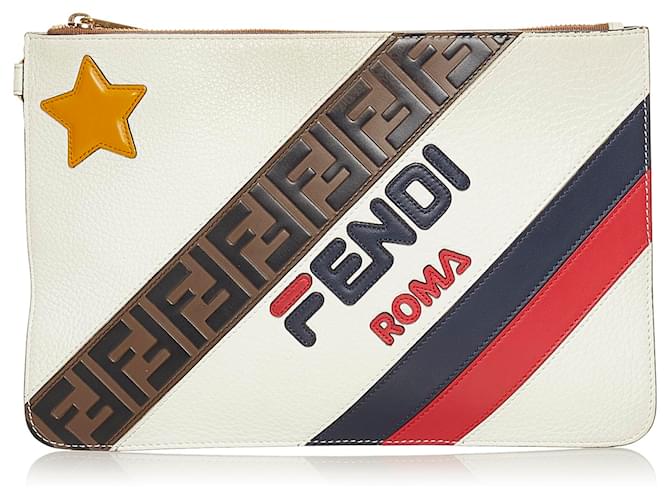 Fendi mania clutch best sale