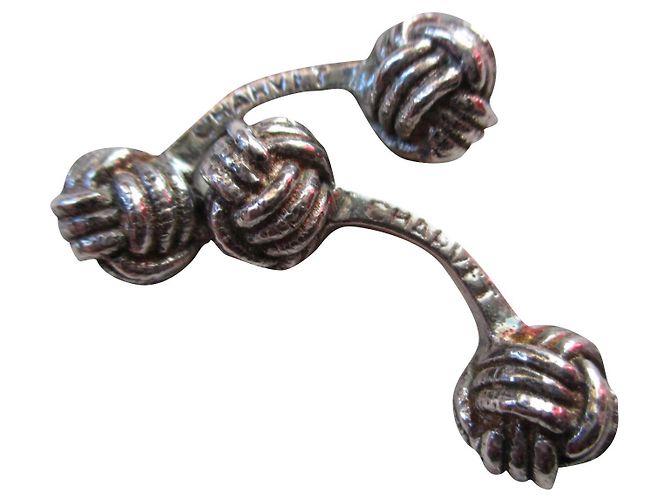 Charvet Abotoaduras, Prata sólida.