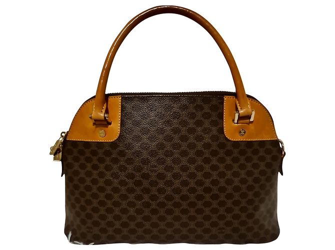 Sac à main Céline Marron Monogramme Toile Enduite
