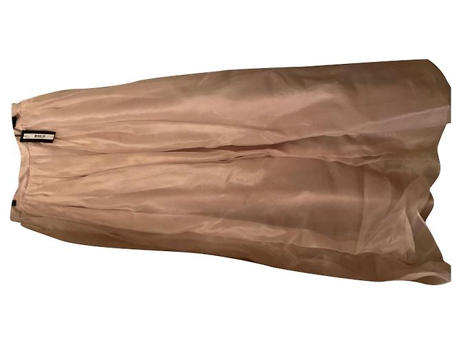 Alice + Olivia Alice & Olivia Abel Saia Maxi Silk-Organza Rosa