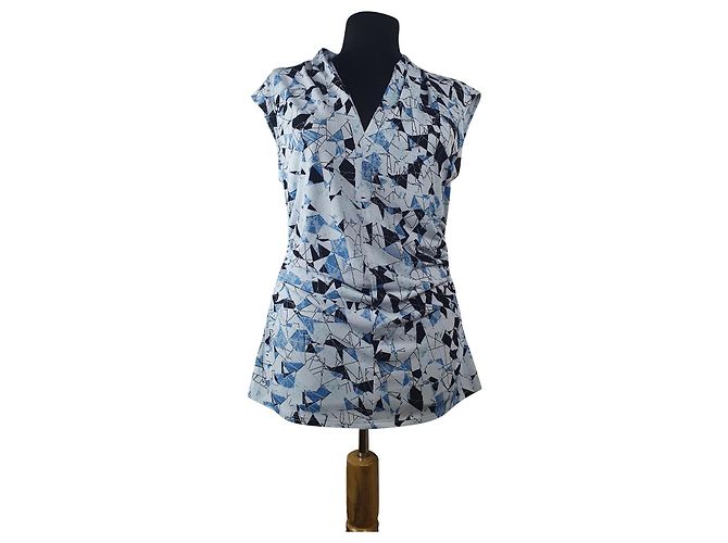 Haut Vince Camuto Bleu Blanc