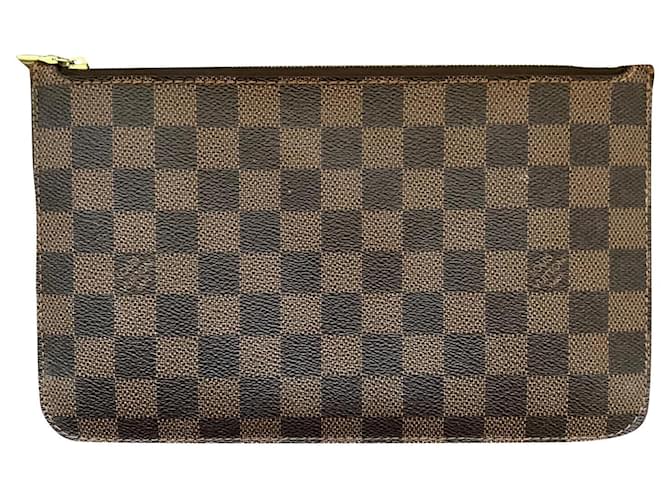 Louis Vuitton Neverfull Clutch Bag Leinwand  ref.444118