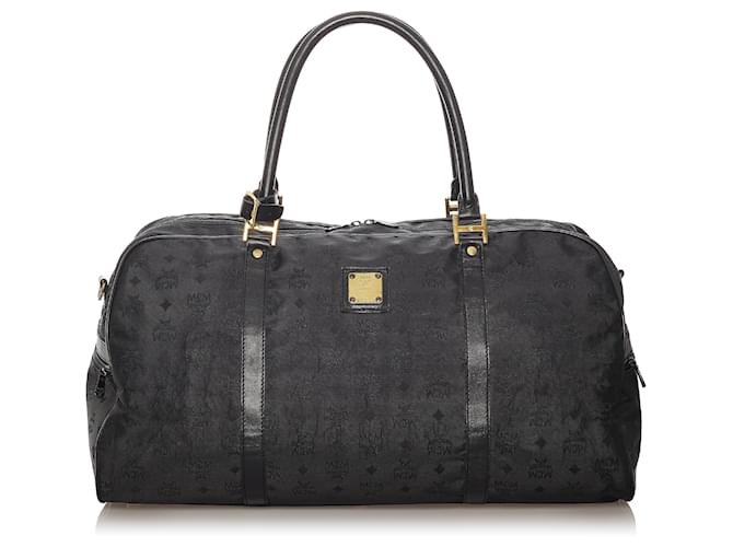 MCM, Bags, Vintage Mcm Black Duffle Bag