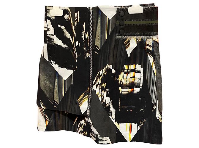 Gonna Kenzo in cotone ed elastan multicolore