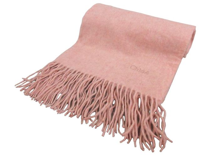 Sciarpa Chloé Rosa Lana