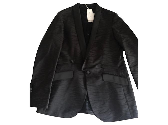 Autre Marque Schwarze Stoffjacke M