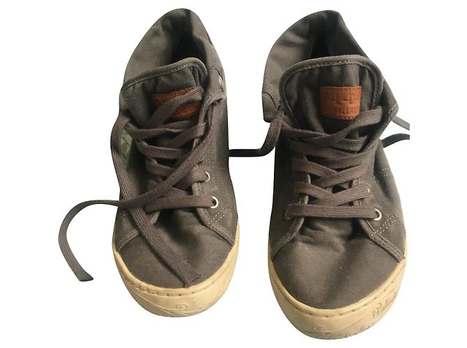 Palladium Sneaker aus Baumwolle Grau