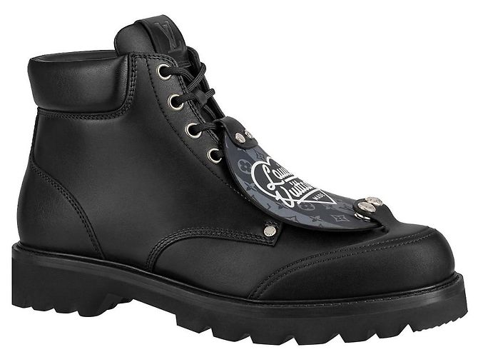 Louis Vuitton Oberkampf Nigo Vuitton boot Black