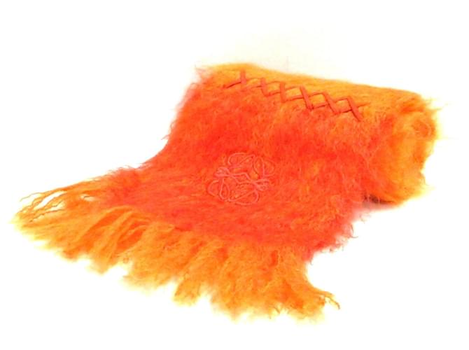 Loewe Schal Orange Wolle  ref.444765