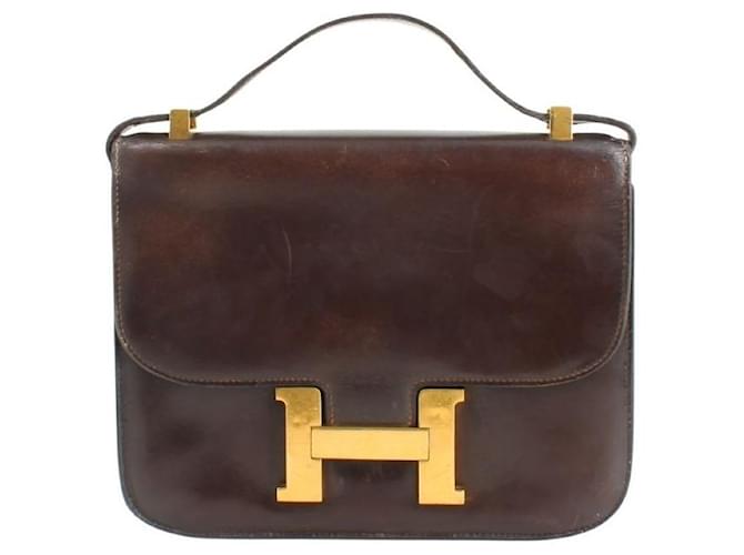 Hermès Constance Brown Leather  ref.444842