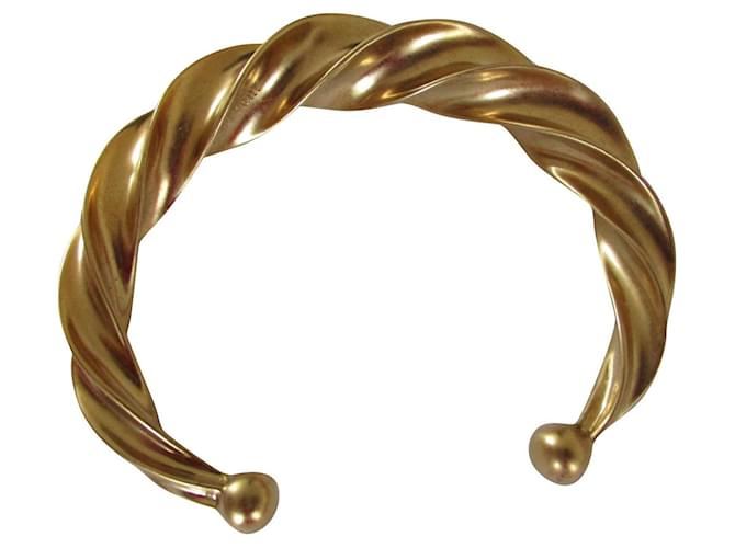Nina Ricci Twist bracelet, gold plate. Golden Gold-plated  ref.444939