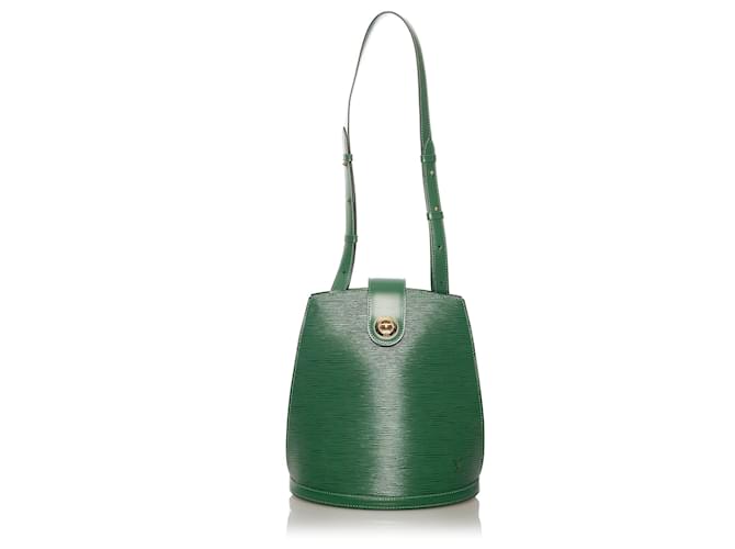 Louis Vuitton Green Epi Cluny Leather ref.426855 - Joli Closet