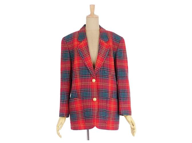 christian dior plaid jacket
