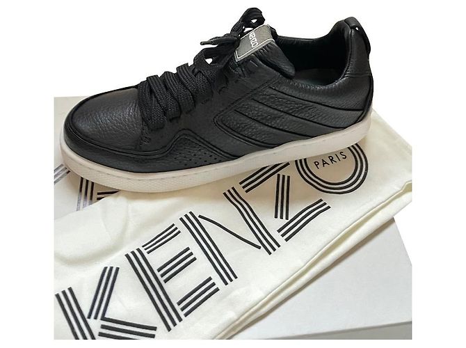 Sneakers Kenzo in pelle nera Nero