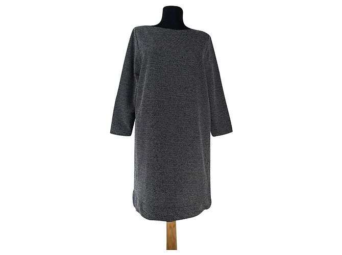 Vestido Cos Negro Blanco