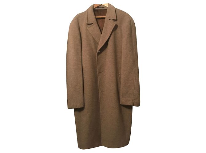 Cappotto Kenzo in lana e cashmere beige