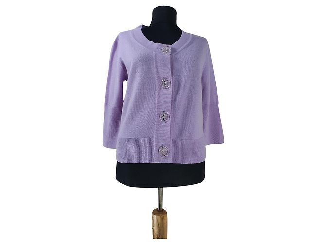 FTC Kaschmir Strickjacke Lila