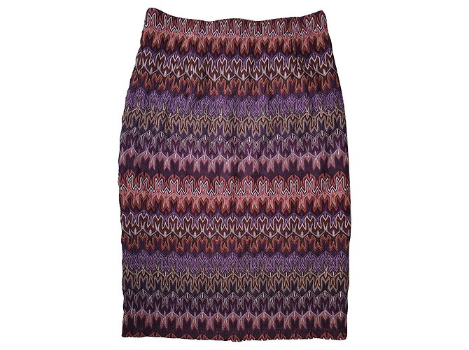 Missoni x Lindex Midirock mehrfarbig Polyester Mehrfarben