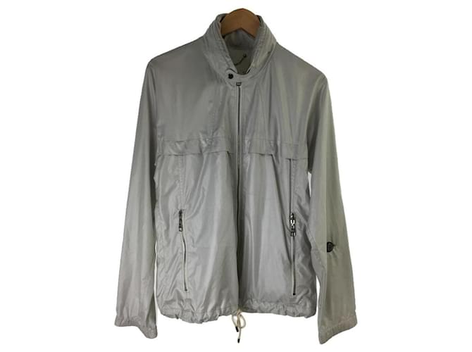 LOUIS VUITTON Jacket / 44 / polyester / SLV / plain Silvery ref.446200 -  Joli Closet