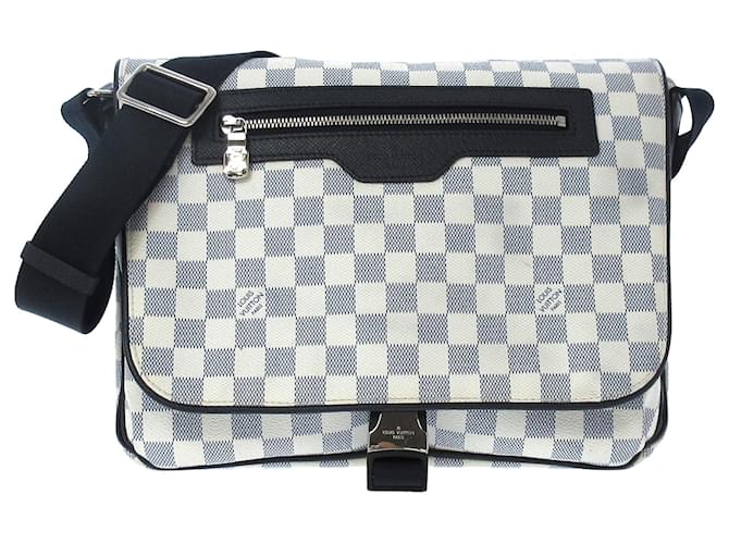 Louis Vuitton Damier Coastline Matchpoint Messenger Bag - White