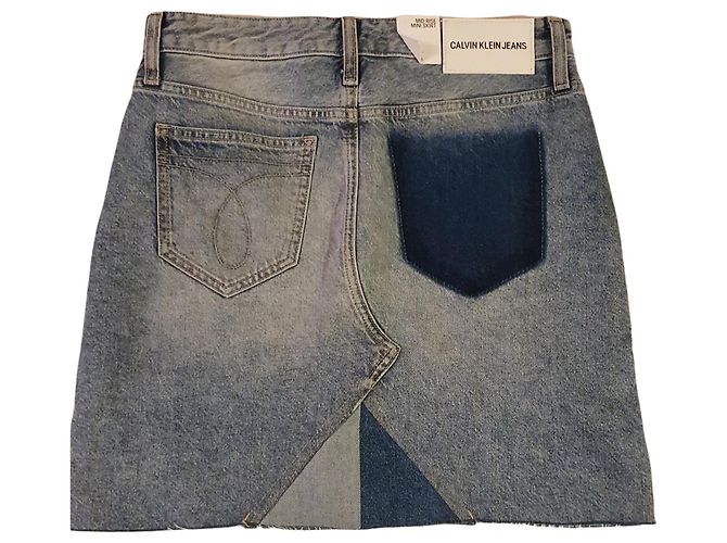 Calvin Klein Jeansrock Blau